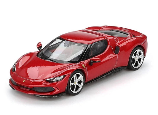 BBR Models 1:64 Ferrari 296 GTB Rosso Imola Diecast Model Car