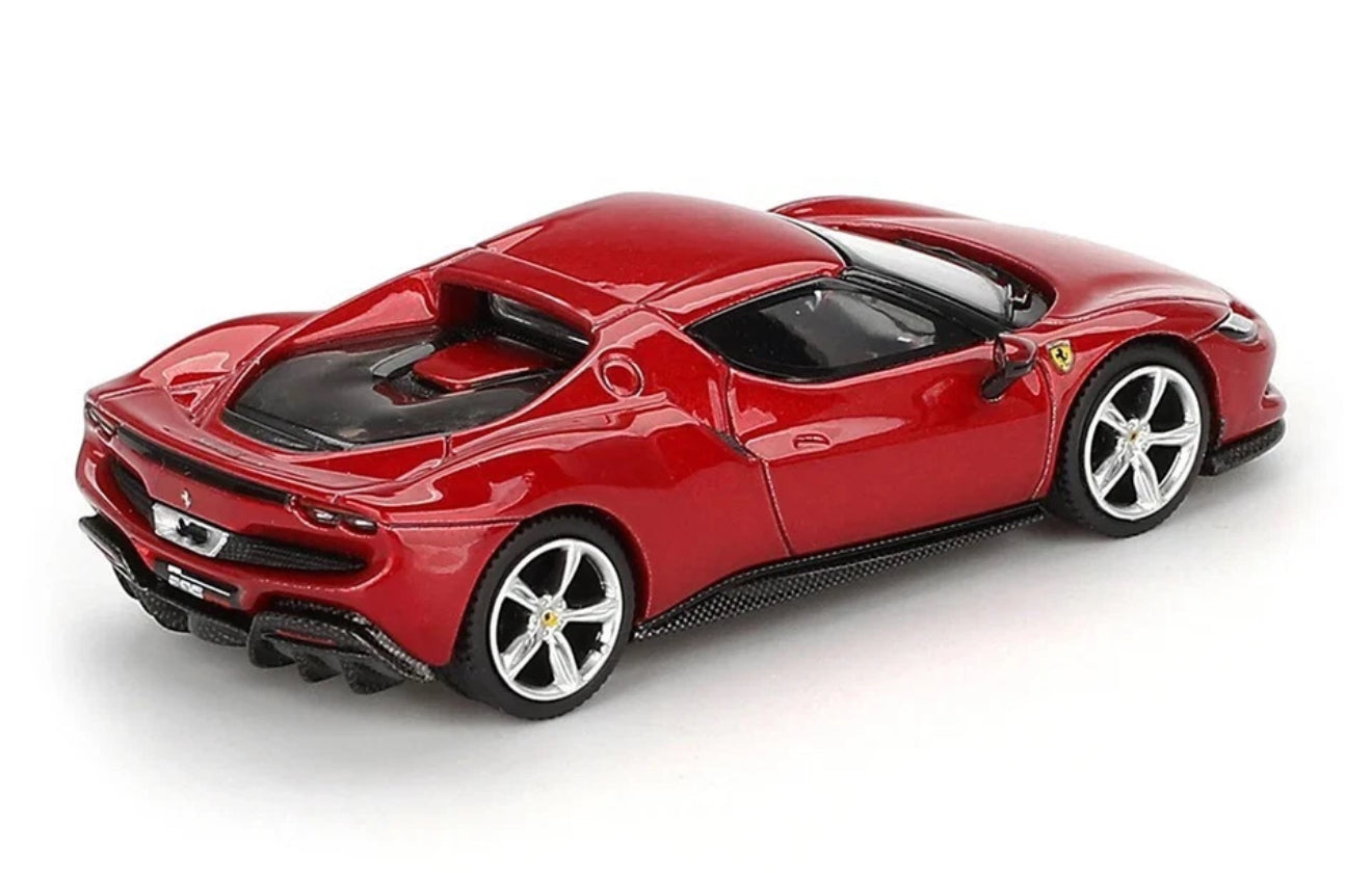 BBR Models 1:64 Ferrari 296 GTB Rosso Imola Diecast Model Car