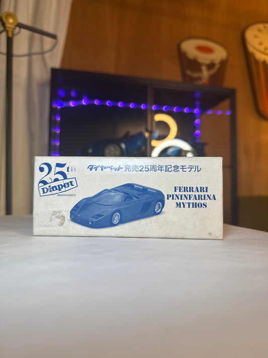 Yonezawa Diapet 25th Ferrari Pininfarina Mythos 1/43 Scale Made in Japan