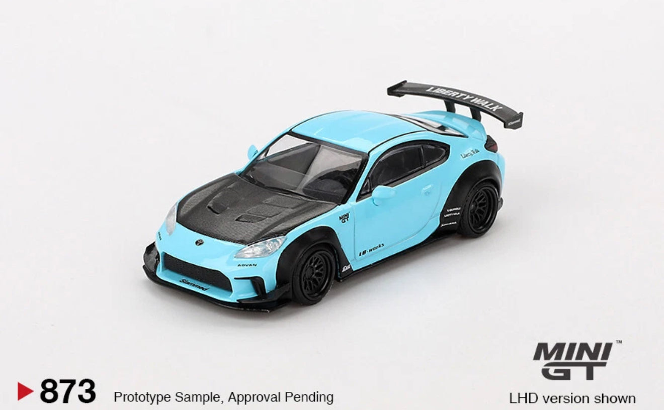 MiniGT 1:64 Toyota GR86 LB*Nation Baby Blue #474