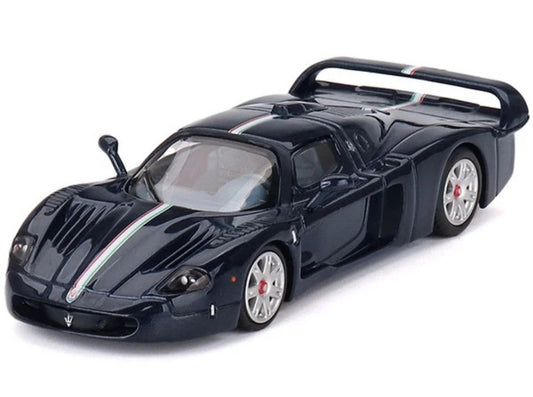 BBR Maserati MC12 Stradale Blue/White 1/64 Diecast Model
