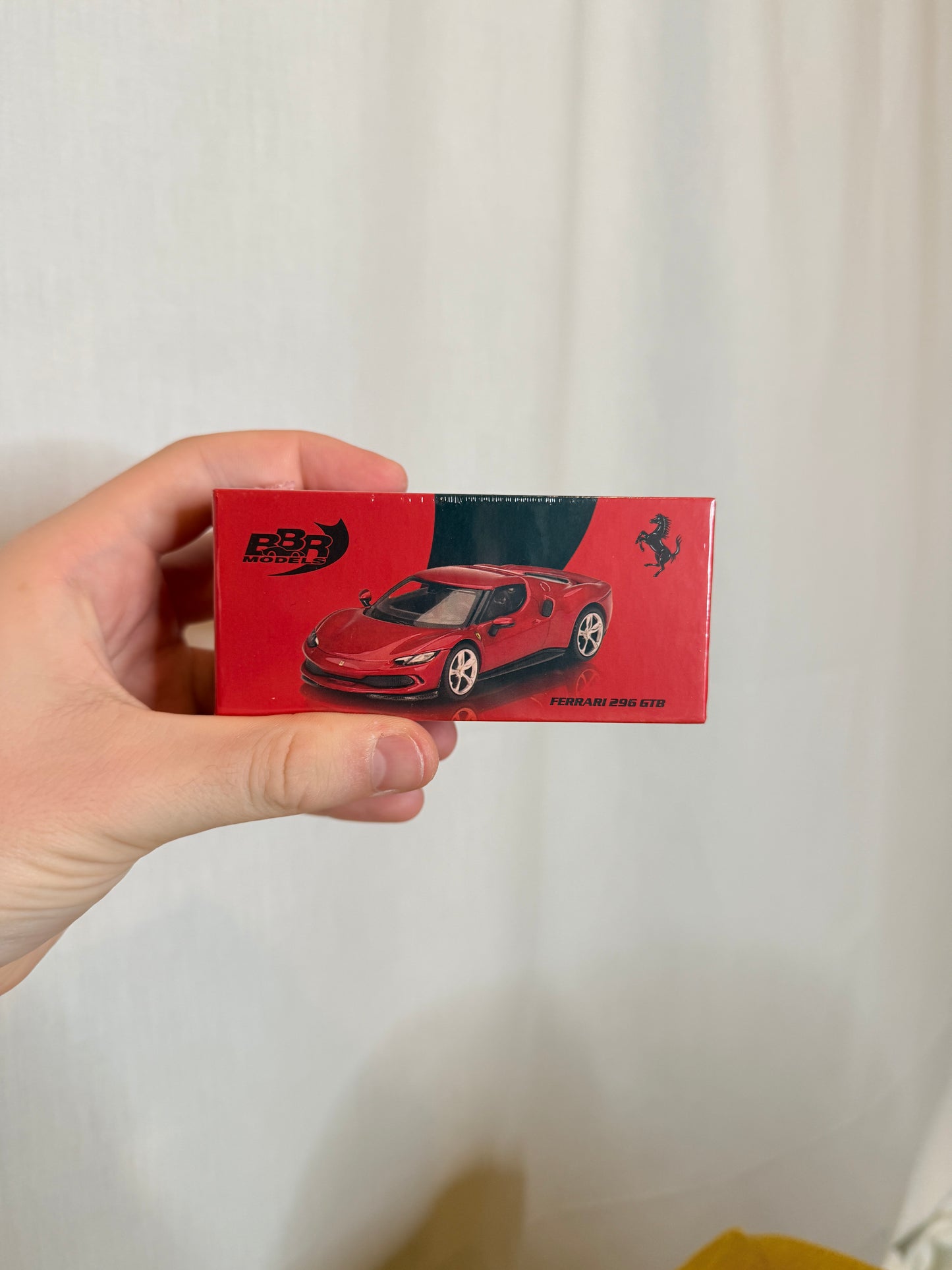 BBR Models 1:64 Ferrari 296 GTB Rosso Imola Diecast Model Car