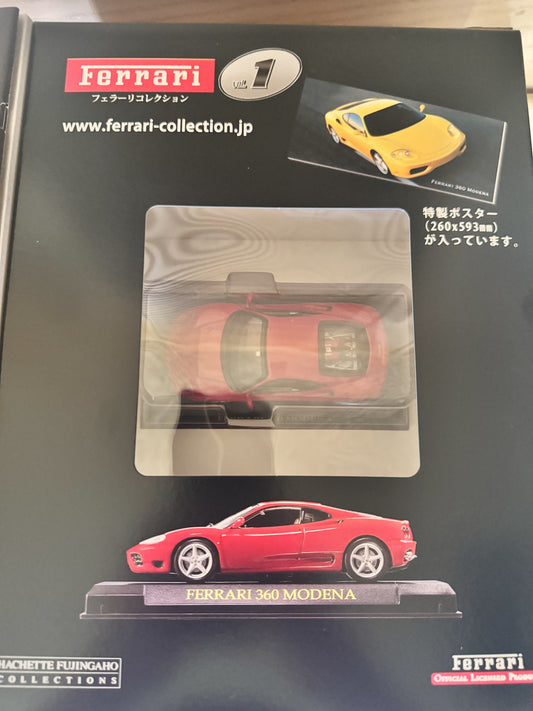 1/43 Hachette Collection Ferrari Model & Magazine Set of 8