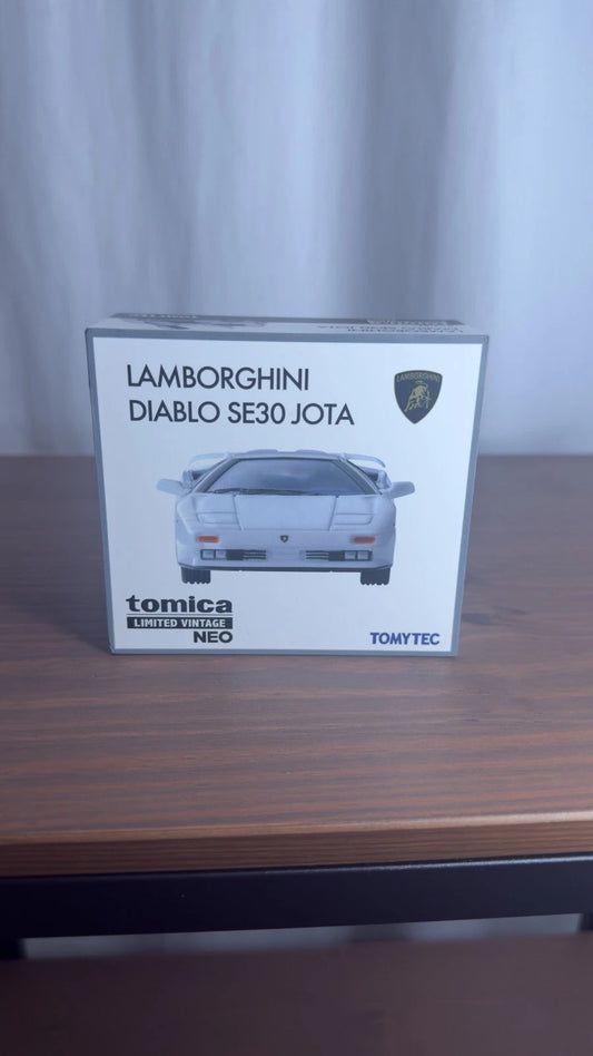 TLVN Tomica Limited Vintage 1:64 Lamborghini Diablo SE30 Jota White