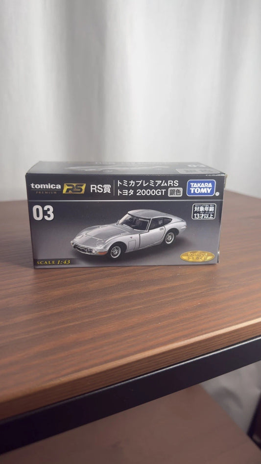 Tomica Premium RS Toyota 2000GT Silver 1:43 Scale