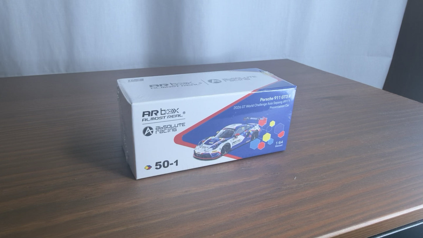 Almost Real 1:64 Porsche 911 GT3 R 2026 TMCS Presentation Car Limited Model Car