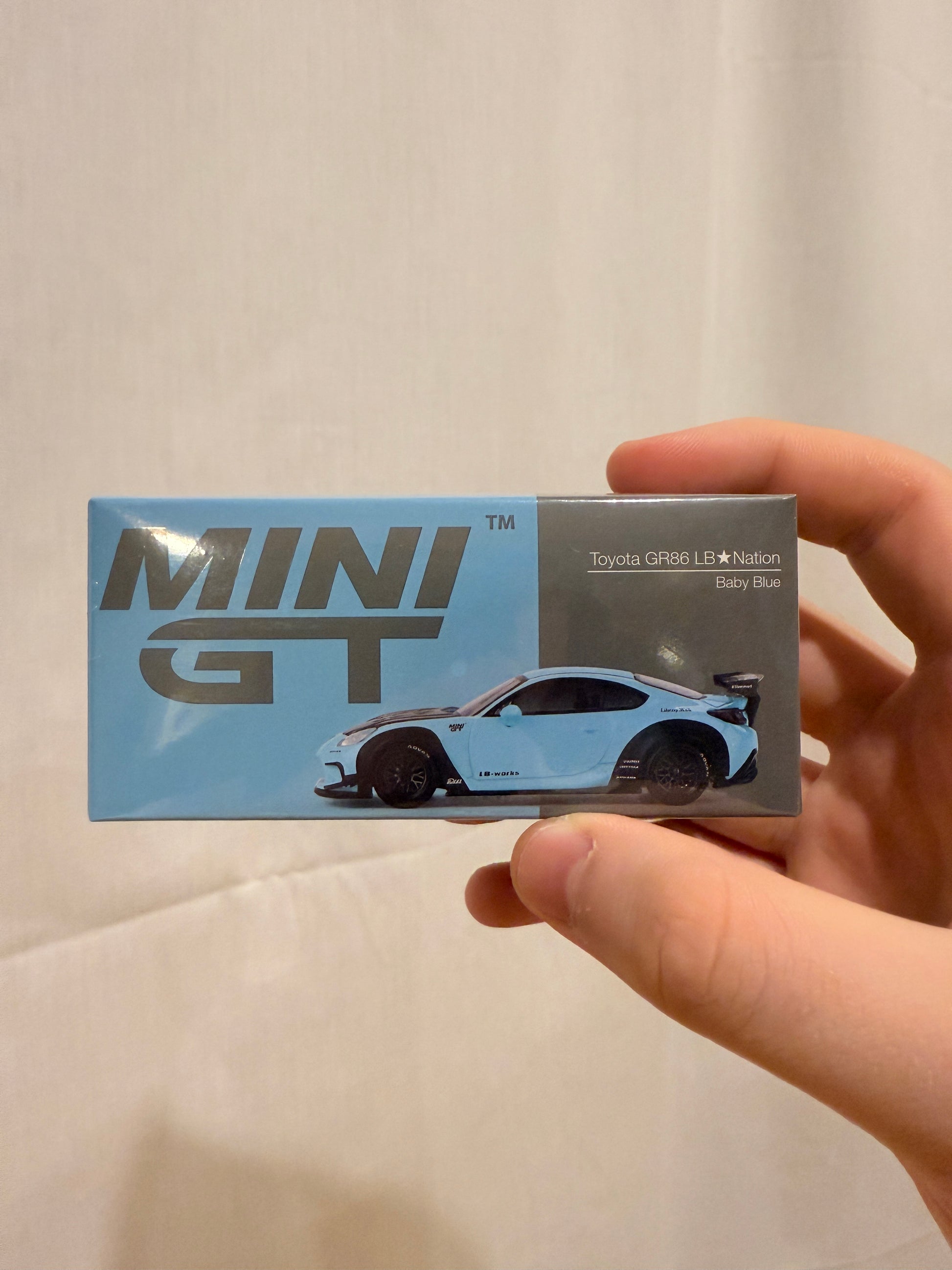 MiniGT 1:64 Toyota GR86 LB*Nation Baby Blue #474 – Model Cars 4 You