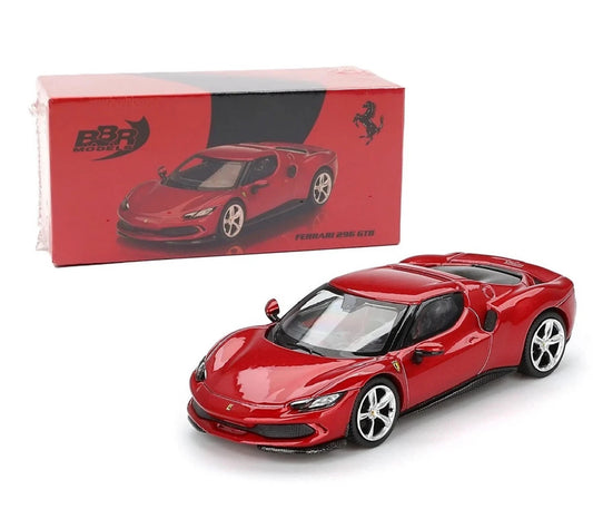 BBR Models 1:64 Ferrari 296 GTB Rosso Imola Diecast Model Car