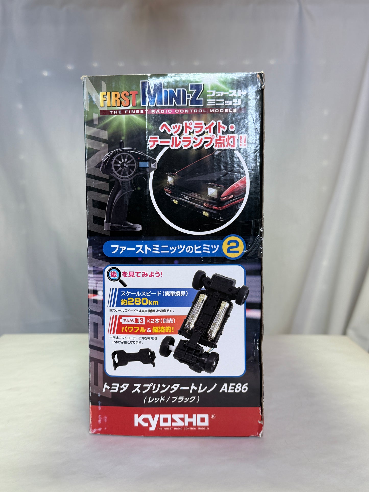 Kyosho Mini-Z Toyota Sprinter Trueno AE86 Radio Control Electric Touring Car Red