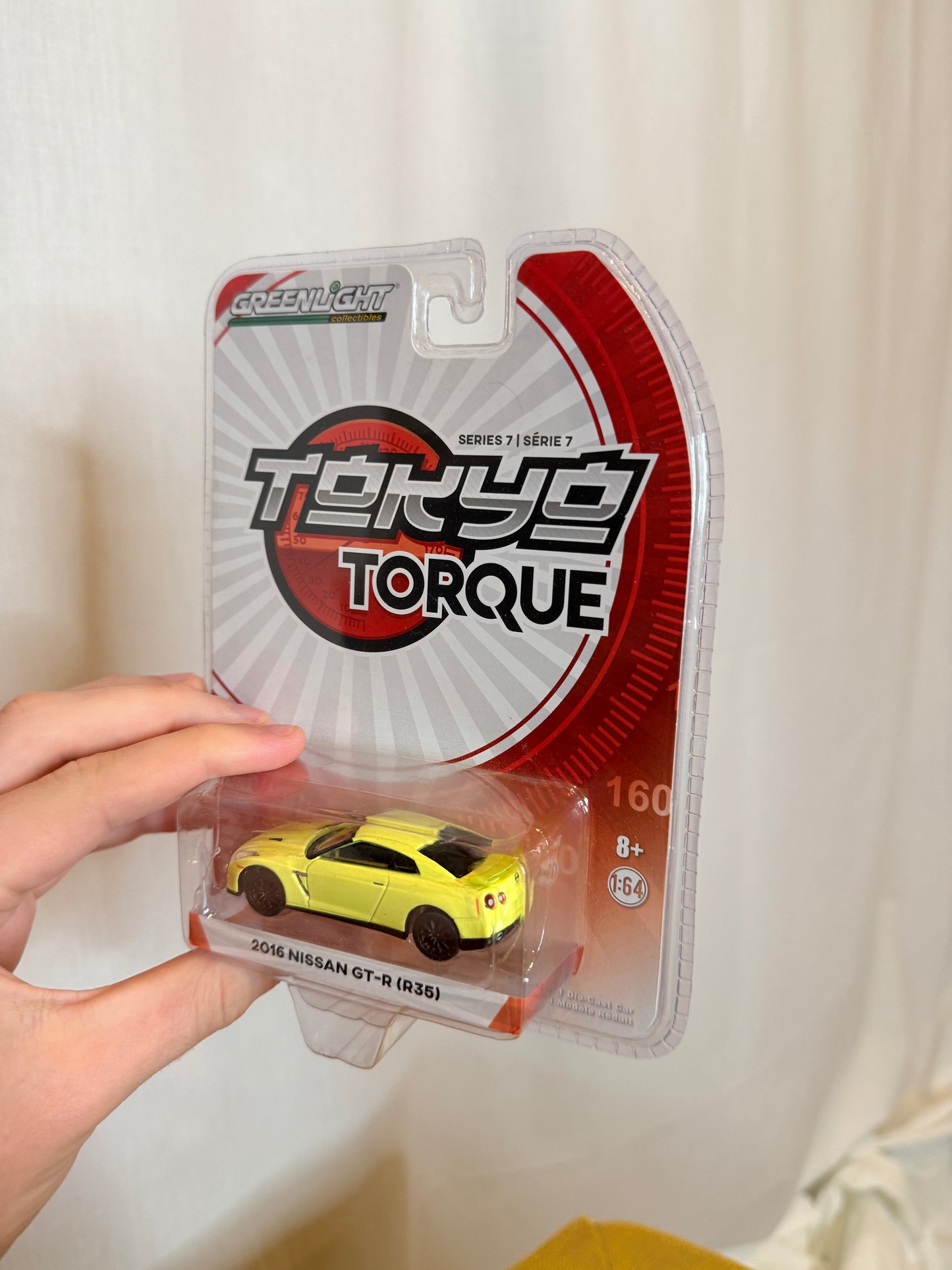 Greenlight Tokyo Torque 1/64 Nissan GT-R (R35) Series 7 Yellow