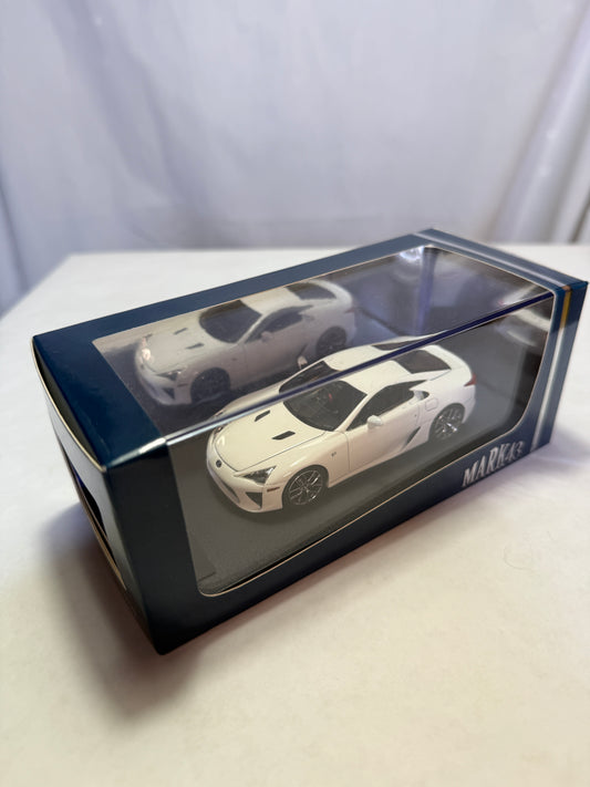 MARK43 1/43 Lexus LFA White Minicar Carbon Roof New Model