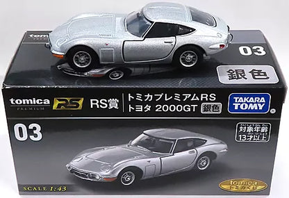 Tomica Premium RS Toyota 2000GT Silver 1/43 Scale