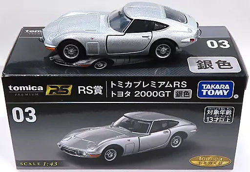 Tomica Premium RS Toyota 2000GT Silver 1/43 Scale