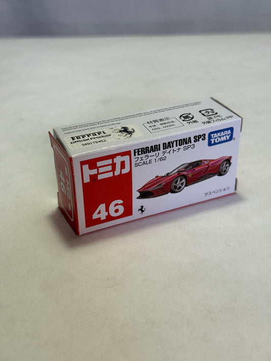 Tomica Takara Tomy No.46 FERRARI DAYTONA SP3 1/62 SCALE NEW