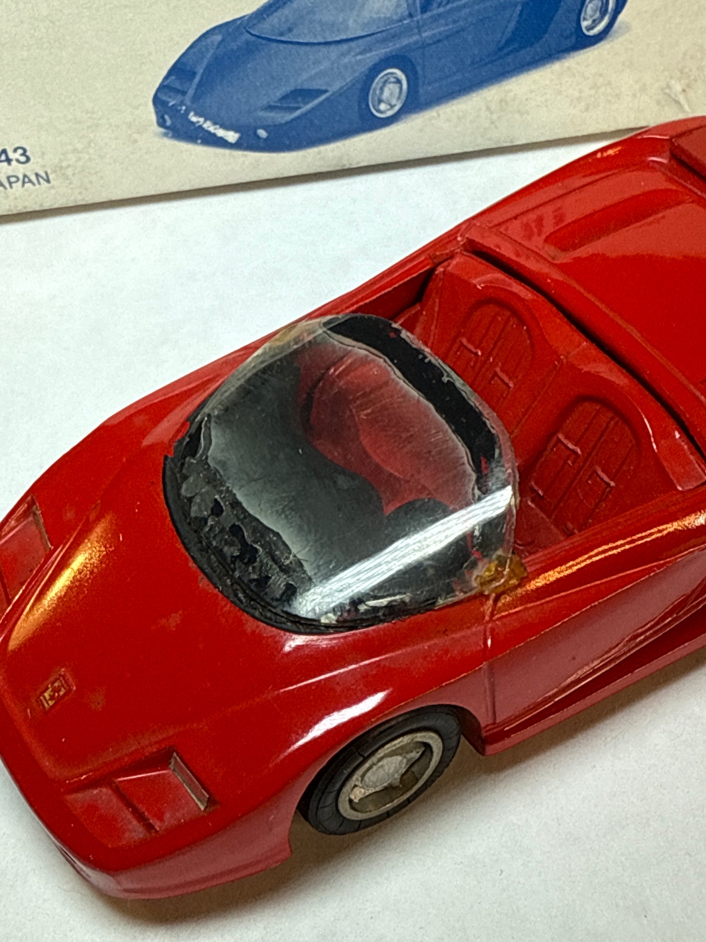 Yonezawa Diapet 25th Ferrari Pininfarina Mythos 1/43 Scale Made in Japan