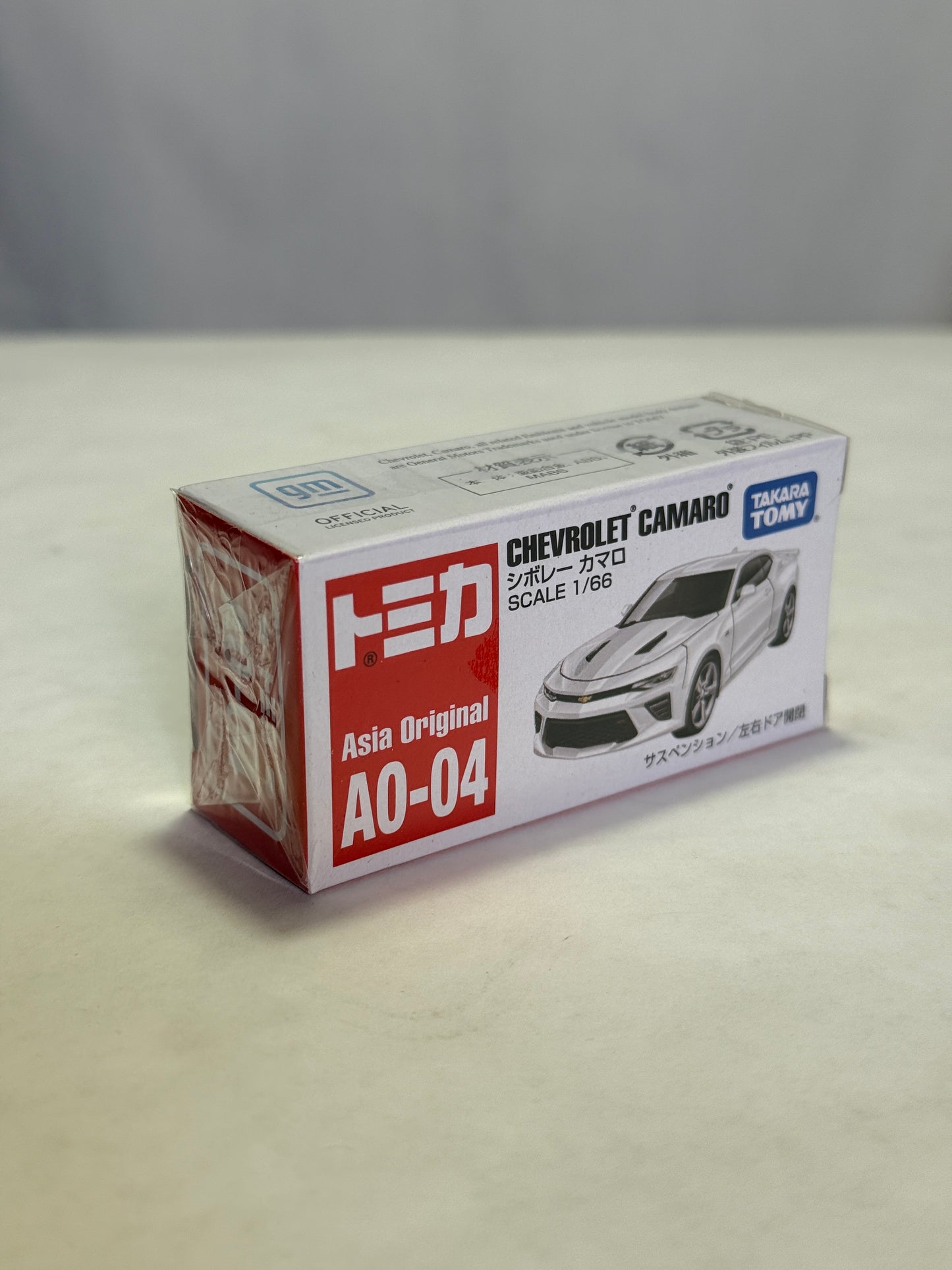 Tomica Takara Tomy Chevrolet Camaro Asia Original A0-04 WHITE Diecast Car 1:66