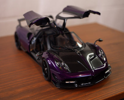 1/18 AutoArt Pagani Huayra BC Designo Viola & Carbon