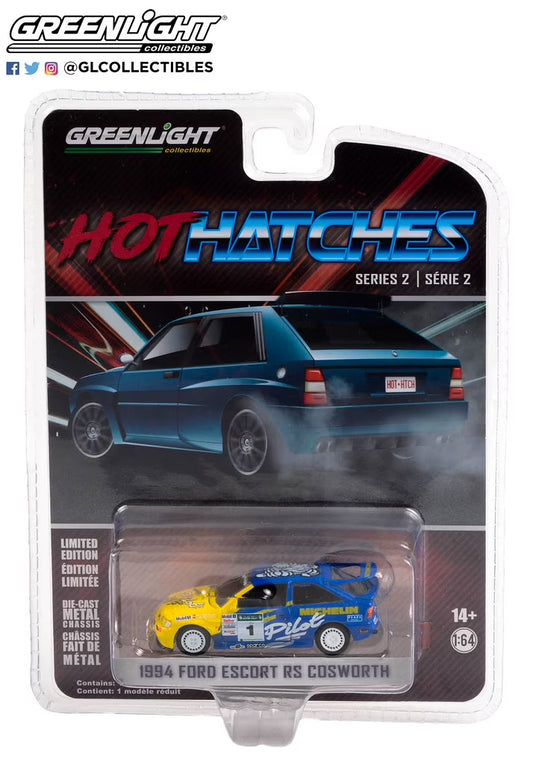 Greenlight 1/64 Hot Hatches Series 2 1994 Ford Escort RS Cosworth