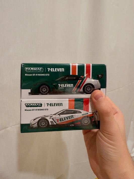 TARMAC WORKS 7-Eleven Nissan GT-R NISMO GT3 Taiwan Special Edition Pair VHTF