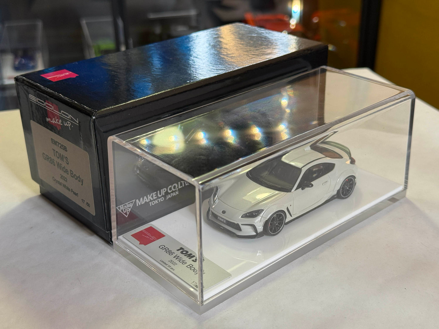 MakeUp Co. 1/43 Toyota Tom’s GR86 Widebody