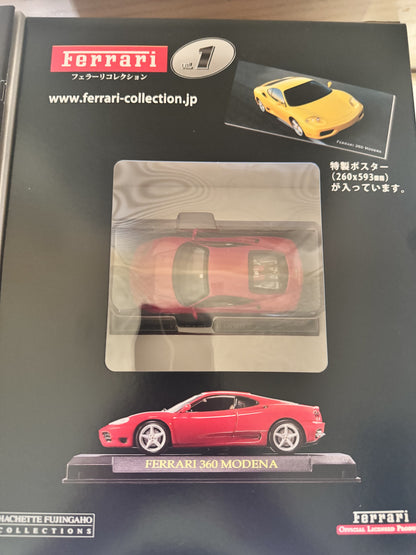 1/43 Hachette Collection Ferrari Model & Magazine Set of 8