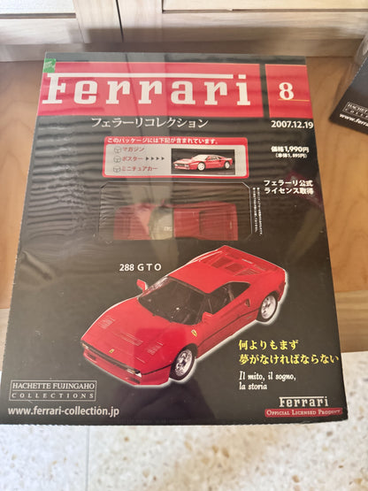 1/43 Hachette Collection Ferrari Model & Magazine Set of 8
