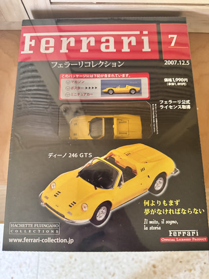 1/43 Hachette Collection Ferrari Model & Magazine Set of 8