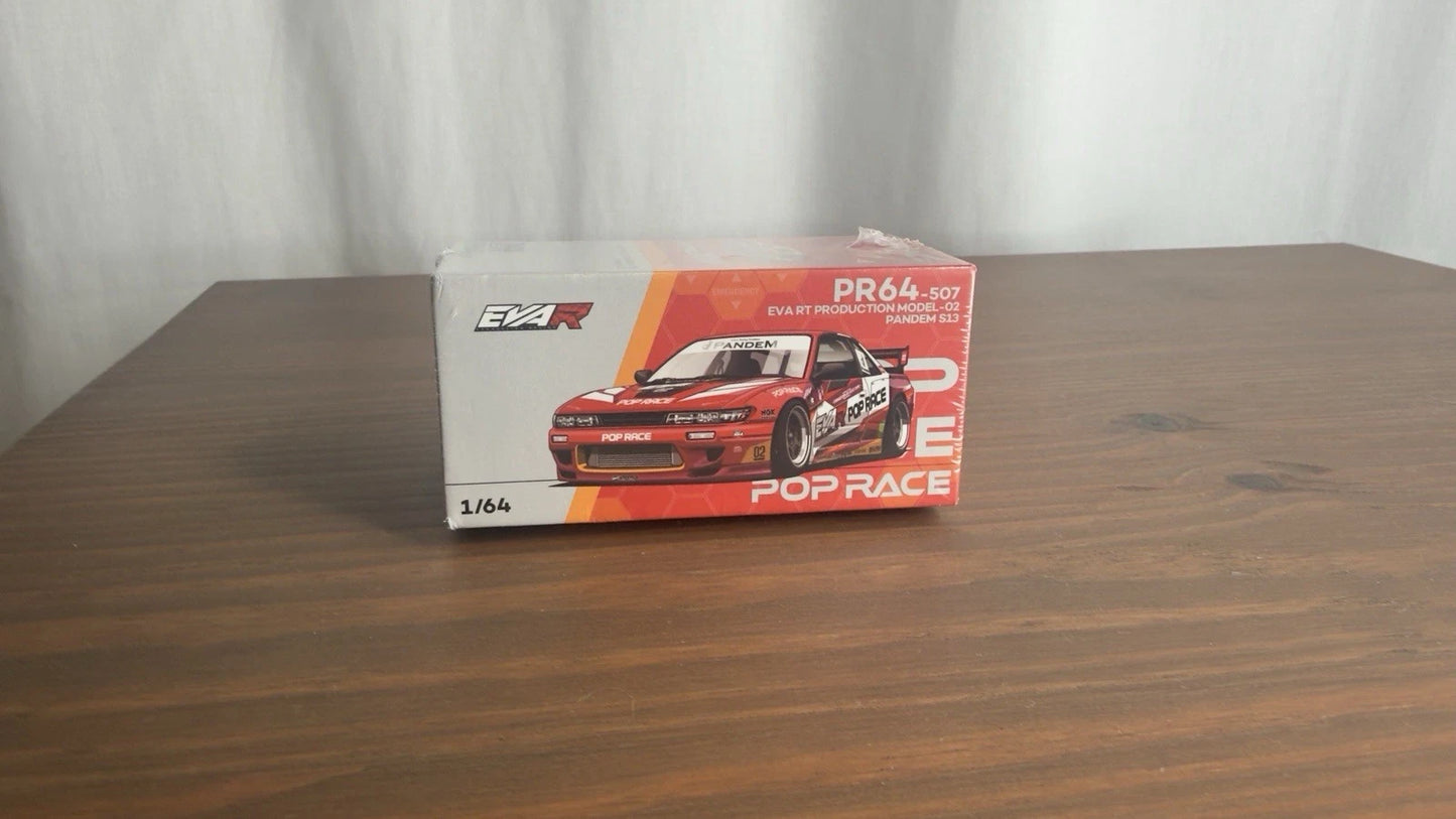 Pop Race 1:64 Pandem S13 EVA Racing Model 02 TMCS 2026 Exclusive Car