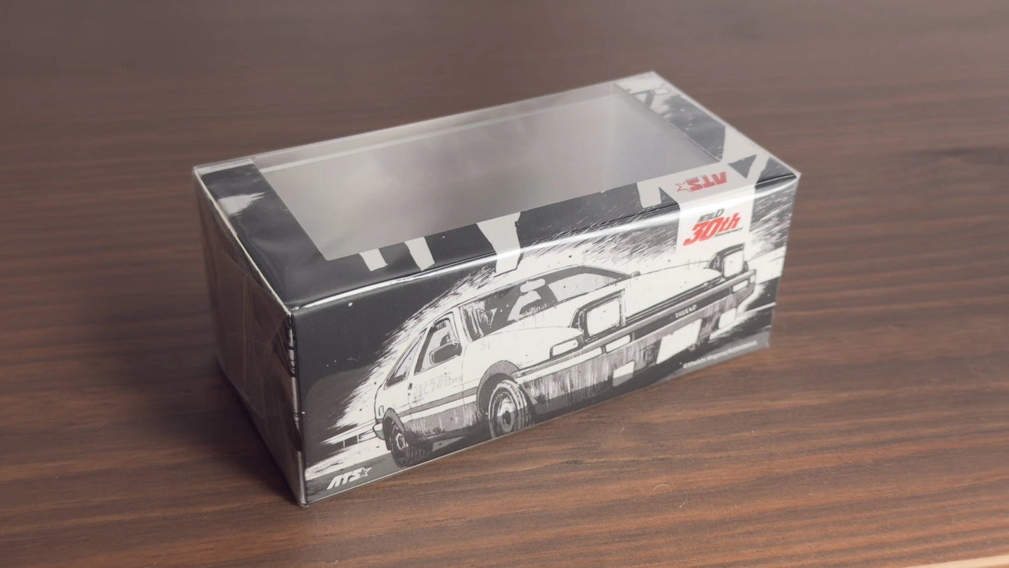 ATS MODELS 1:64 Toyota Trueno AE86 Initial D Fujiwara Tofu Car