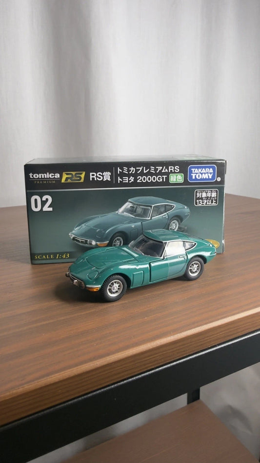 tomica PREMIUM Kuji Prize RS 1/43 TOYOTA 2000GT Green Diecast Mini Car Japan New