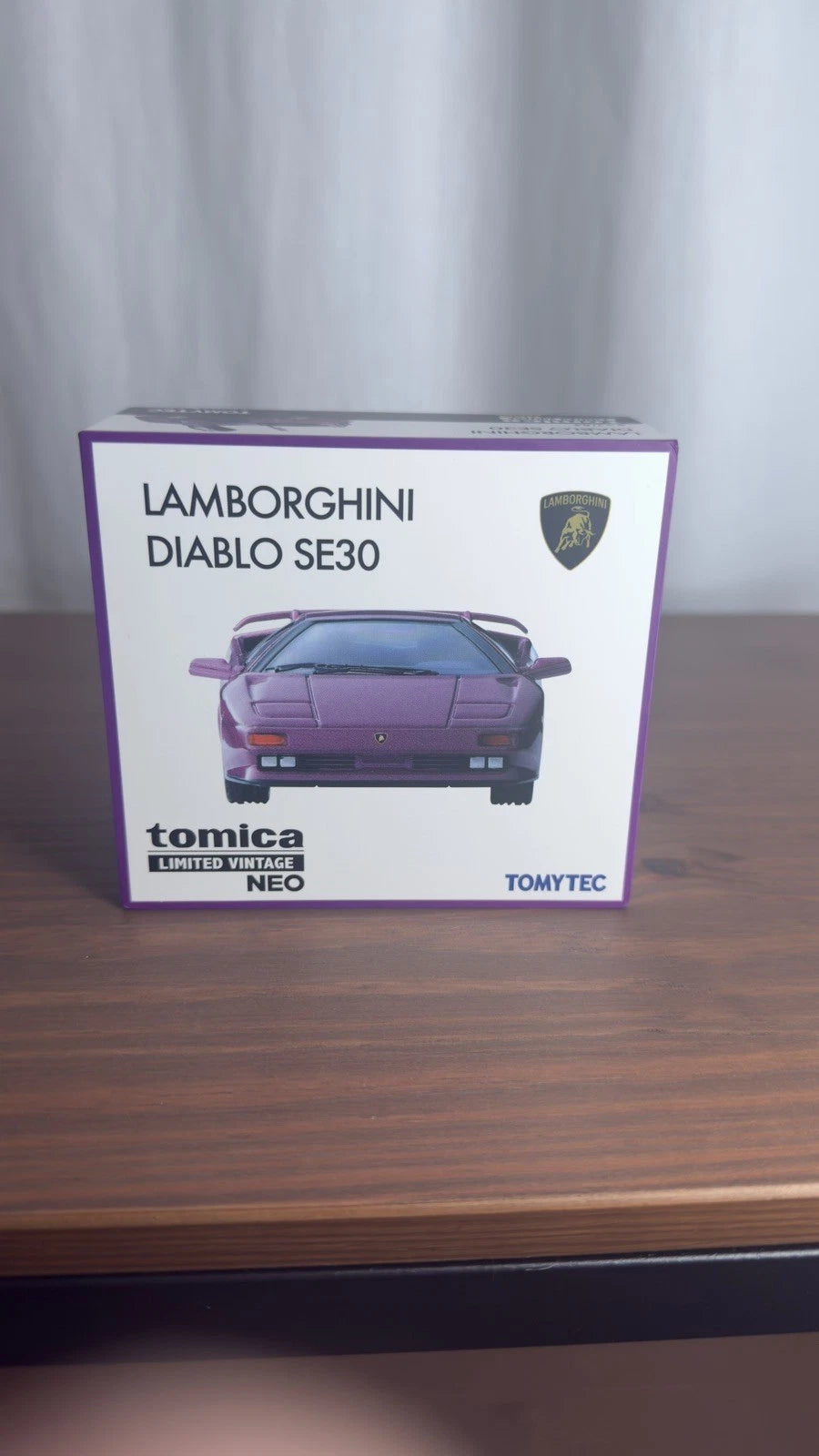 1/64 TLVN Tomica Limited Vintage Lamborghini Diablo SE30 Purple