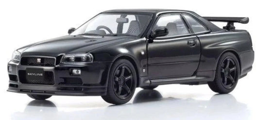 Kyosho 1/43 Nissan Skyline R34 GT-R V Spec II Black Pearl Diecast Model