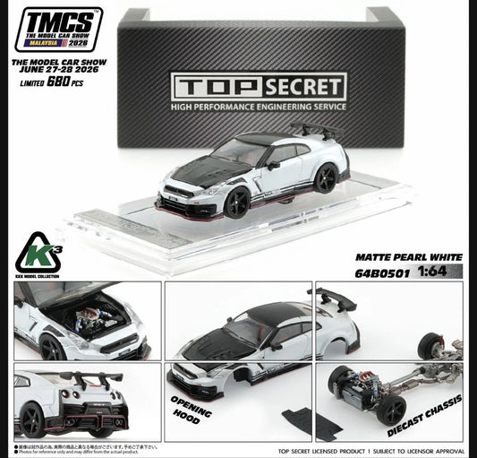 1:64 BM Creations Top Secret Nissan Skyline GT-R R35 2026 Malaysia TMCS 2026