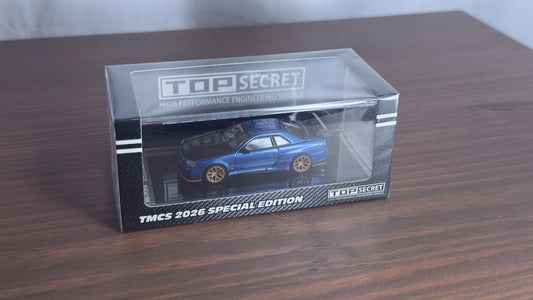 1:64 BM Creations Top Secret Nissan Skyline GT-R R34 2026 Malaysia TMCS 2026