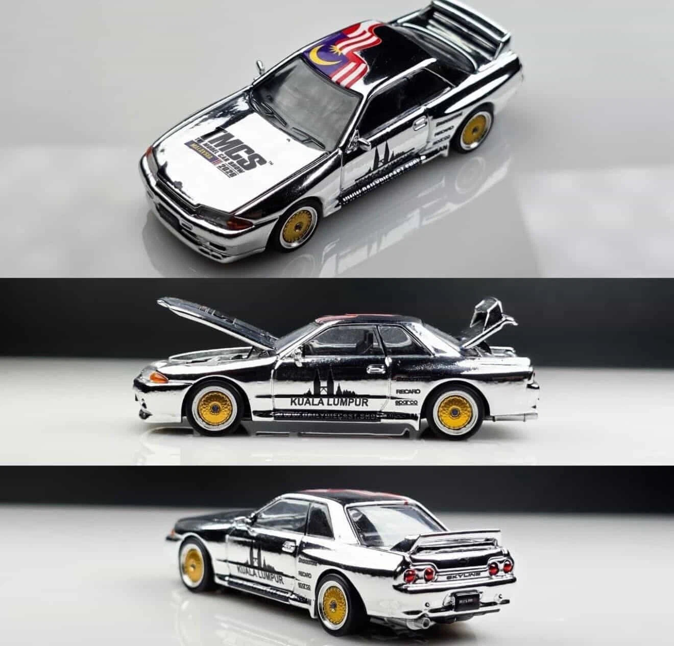 Pop Race Collectors Worldwide Pandem Civic EG6 & R32 GTR 2 Car Set TMCS 2026